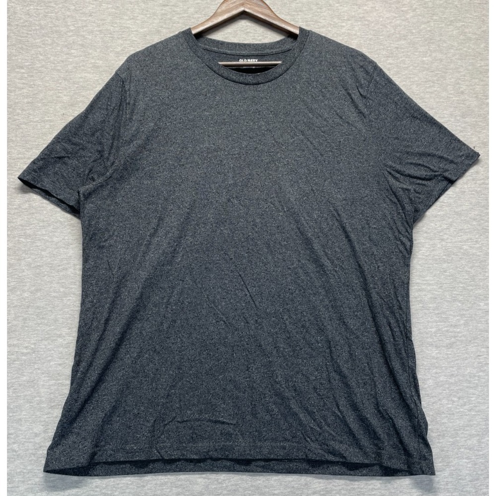 Old Navy Soft Washed T Shirt Mens XL Heather Charcoal Gray Cotton Crew Neck